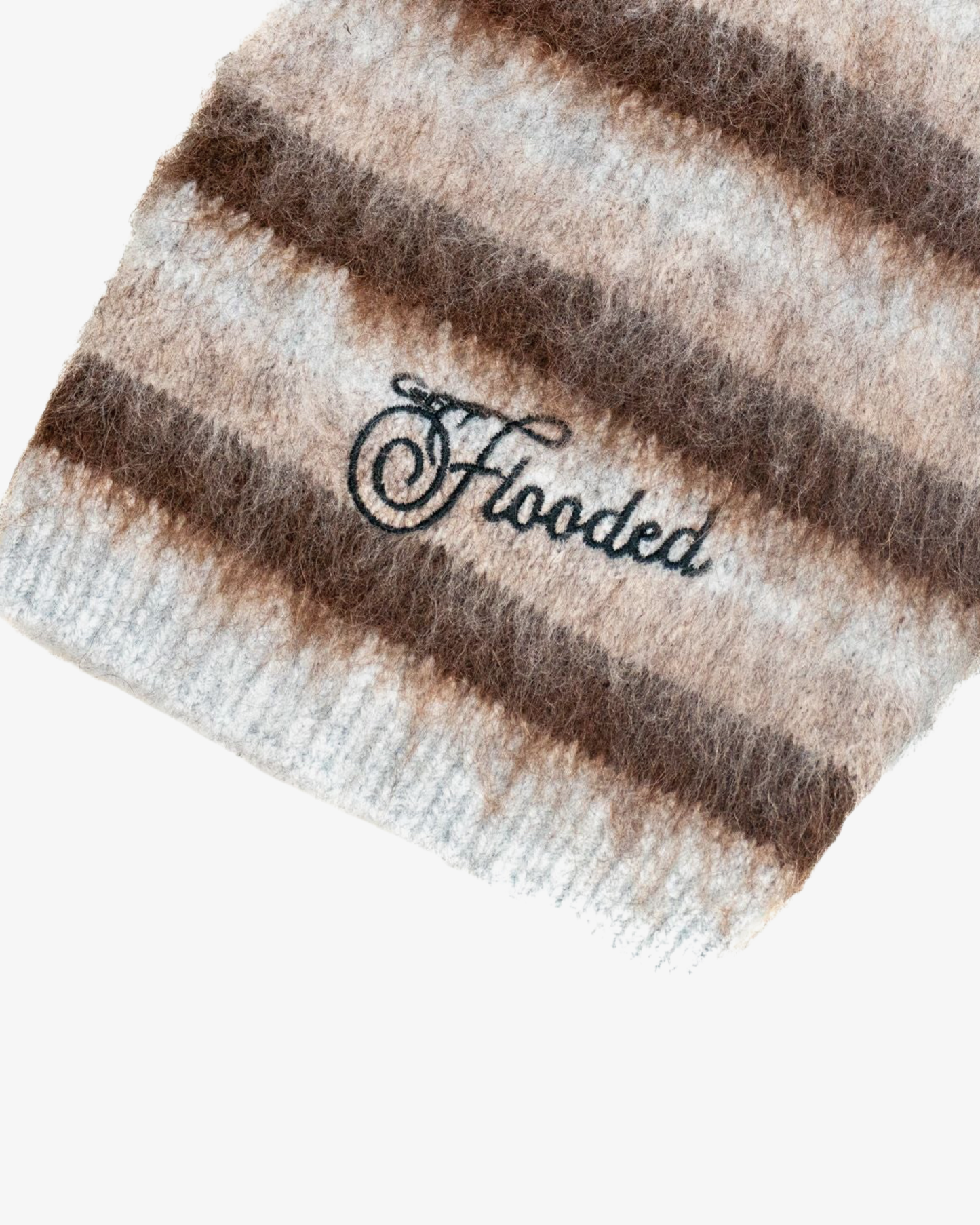 STRIPED MOHAIR SWEATER.