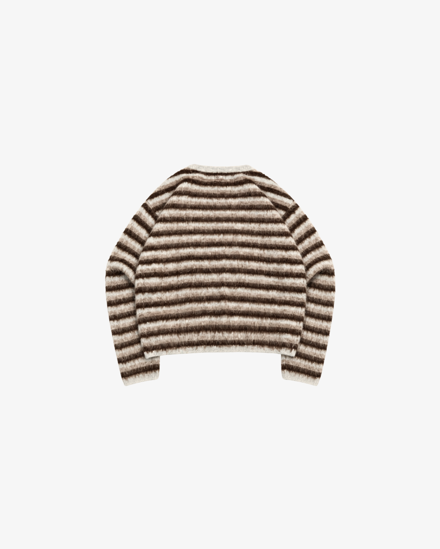 STRIPED MOHAIR SWEATER.